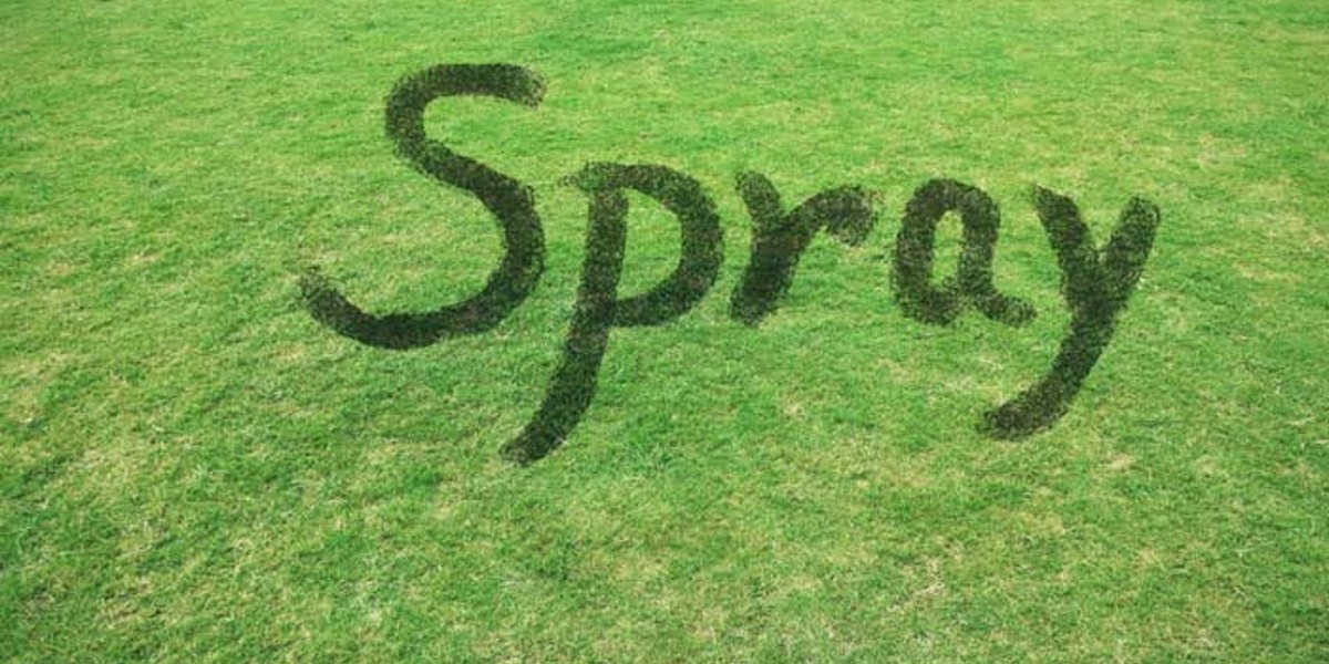 La pintura en aerosol matará a la hierba