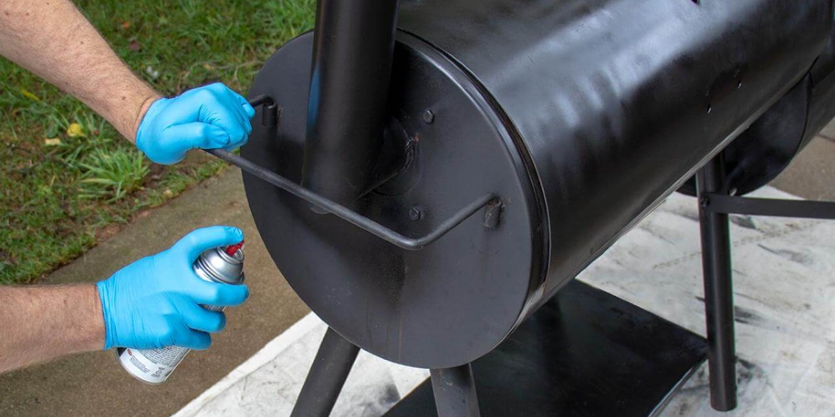 Puedes pintar una parrilla de barbacoa