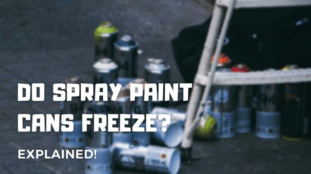 ¿Pintar con aerosol o congelar latas de aerosol? [Explicado!] Spray